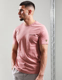 Lyle & Scott Embroidered T-Shirt Ash Red/Jet Black