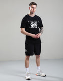 Lyle & Scott Formation Blur Graphic T-Shirt Jet Black
