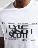 Lyle & Scott Formation Blur Graph T-Shirt White