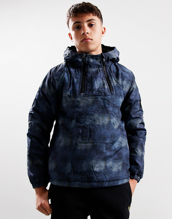 Lyle & Scott Junior Irridesent Windcheater Jacket Petrol