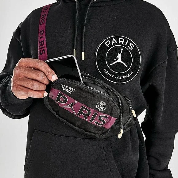 Nike Jordan Paris Saint-Germain PSG Waist Belt Bag Crossbody