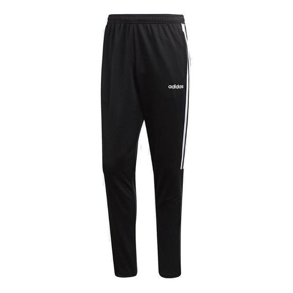 adidas Three-Striped Recreational Training Running Trousers Men's Black