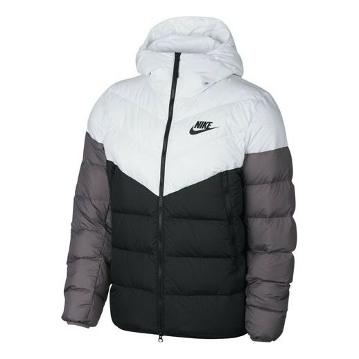 Nike Sportswear NSW Down Fill Colorblock Casual Sports Hooded Jacket