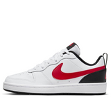 Nike(GS) Nike Court Borough Low 2 'Summit White University Red