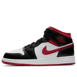 Jordan 1 Mid red/black/white