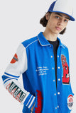 Melton & Pu M Badge Varsity Jacket