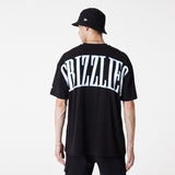 NEW ERA Memphis Grizzlies NBA Arch Wordmark Black OVERSIZED T-Shirt