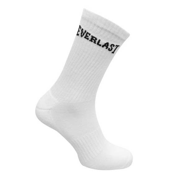Everlast Mens 3 Pack Crew Socks in White