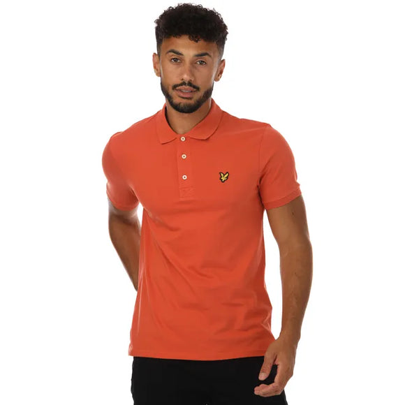 Lyle And Scott Mens Washed Pique Polo