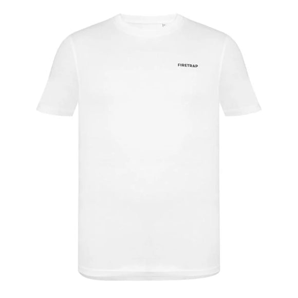 Firetrap Mens Trek T-Shirt in White