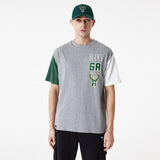 New Era NBA Est Oversized T-Shirt - Milwaukee Bucks