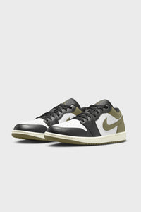 Nike Air Jordan 1 Low Black Toe Medium Olive