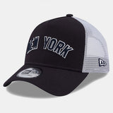 New York Yankees MLB Cord Black A-Frame 9FORTY Adjustable Cap