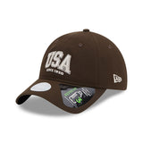 HAT New Era USA Womens Repreve Brown 9TWENTY Adjustable