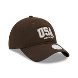 HAT New Era USA Womens Repreve Brown 9TWENTY Adjustable
