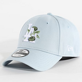 LA Dodgers MLB Floral Icon Pastel Blue 9FORTY Adjustable Cap |