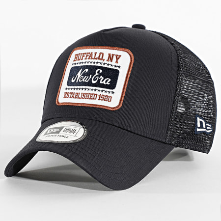 New Era Trucker Patch Cap  Navy Blue