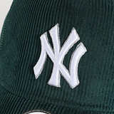 New Era NY Yankees Ribbed Trucker Cap Dark Green