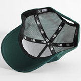 New Era NY Yankees Ribbed Trucker Cap Dark Green
