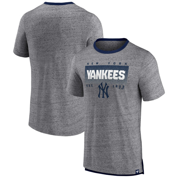 New York Yankees Iconic Speckled Ringer T-Shirt -
