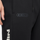 Nike Air Brushed-Back Fleece Joggers - Black