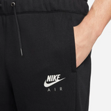 Nike Air Brushed-Back Fleece Joggers - Black