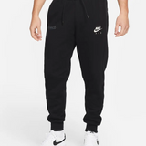Nike Air Brushed-Back Fleece Joggers - Black