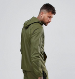 Nike Colour Block Jacket Set In Green