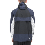 Nike Hooded Woven Jacket (Black / Navy)