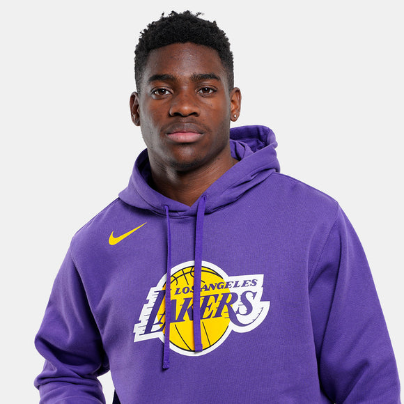 Los Angeles Lakers NBA Erkek Mor Basketbol Sweatshirt