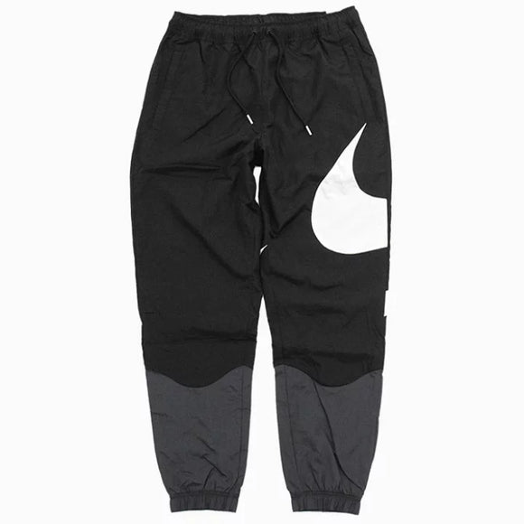 Nike Sportswear Swoosh Woven Lined Sweatpants 'Black White'