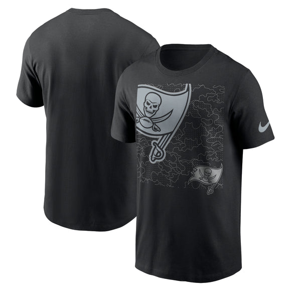Tampa Bay Buccaneers Nike RFLCTV T-Shirt - Black