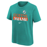 Miami Dolphins Nike Local T Shirt - Green - Youth