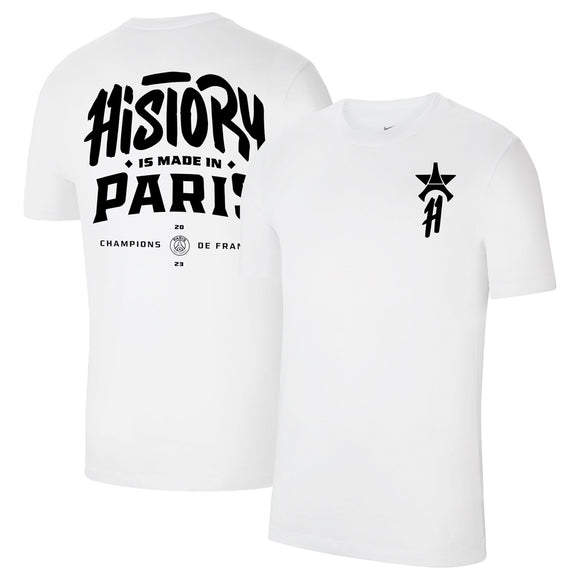 Paris Saint-Germain Nike 11th Title History is Made in Paris T-Shirt - Champions 2023