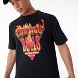 NEW ERA t-shirt Chicago Bulls maxi side print