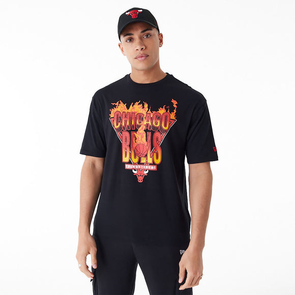 NEW ERA t-shirt Chicago Bulls maxi side print