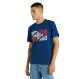 Umbro Mens Estate Blue - Adult Origins T-shirt