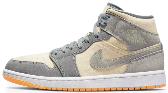 Air Jordan 1 Mid Coconut Milk Particle Grey