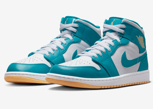 Air Jordan 1 Mid Aquatone - Basket4Ballers