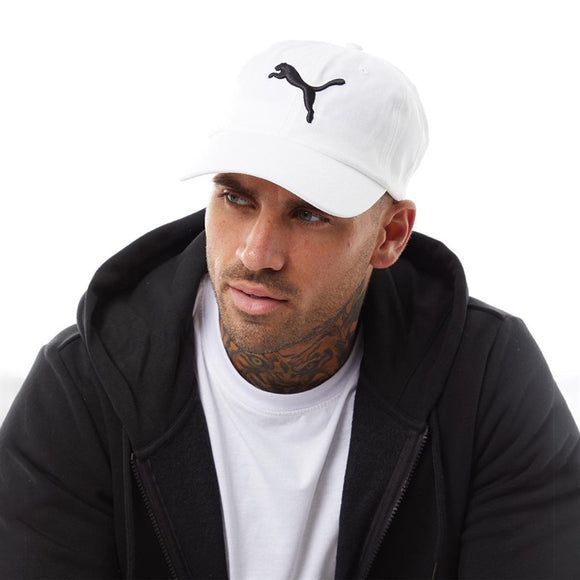 Puma Mens Essentials Logo Cap White
