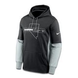 Nike Las Vegas Raiders AFC West Division Hoodie-Black/grey