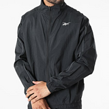 Reebok Black Zip-Up Jacket and Jogging Pants Set