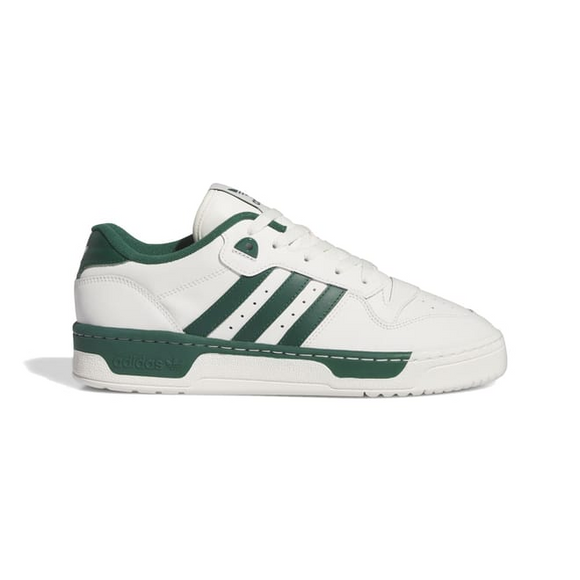 adidas Originals Rivalry Low Trainers in White Green
