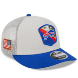 Men's New Era Stone/Royal Buffalo Bills