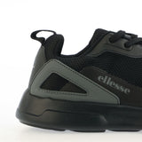 Ellesse Tarro Runner Lace up Mesh Upper Trainers in Black