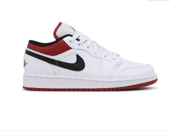 Nike Air Jordan 1 Low White Gym Red Black