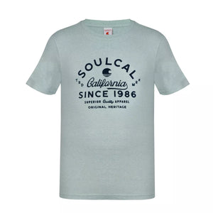 Mens SoulCal Textured Flecked T Shirt