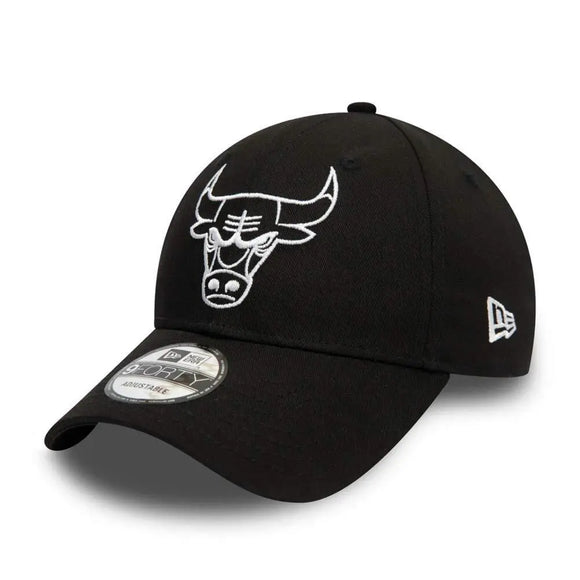 New Era 9Forty Cap NBA Essential Outline Chicago Bulls Black