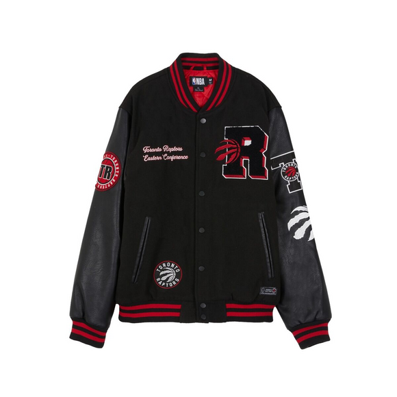 NBA TORONTO RAPTORS VARSITY BOMBER JACKET MENS