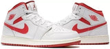 NEW YOUTH NIKE AIR JORDAN 1 MID WHITE